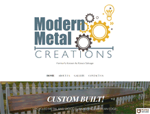 Tablet Screenshot of modernmetalcreations.com